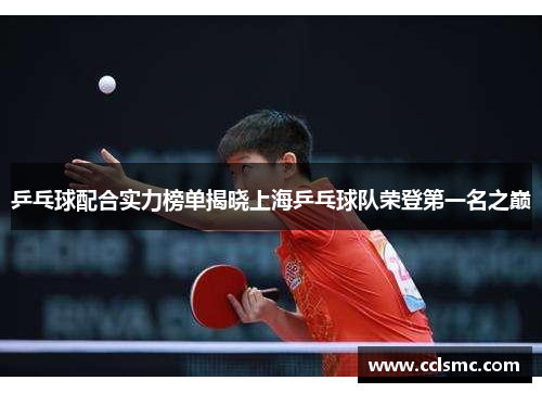 乒乓球配合实力榜单揭晓上海乒乓球队荣登第一名之巅