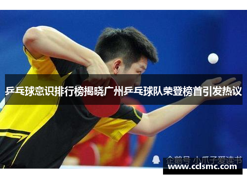 乒乓球意识排行榜揭晓广州乒乓球队荣登榜首引发热议